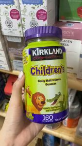 Kẹo dẻo bổ sung đa vitamin cho bé Kirkland Signature Childrens Multivitamin của Mỹ hộp 160 viên