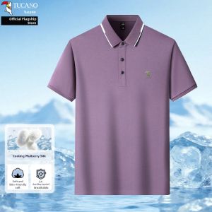 TUCANO | Mulberry Silk 5A Antibacterial Mens Polo Shirt