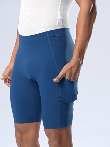 Santic Men Cycling Shorts Shockproof 6 Hours Riding Padded Breathable Reflective Bike Short Pant