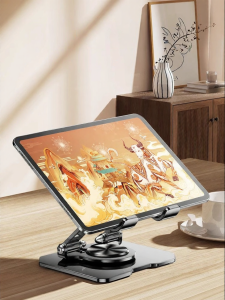 KAIHUI | Carbon Steel Alloy Tablet Stand Folding Rotating