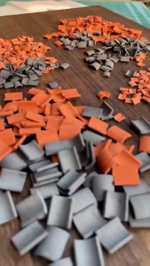 Mini Roof tile Mini Brick Red Grey Miniature construction DIY batu bata mini bumbung 迷你砖块迷你屋瓦手工