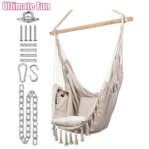 Outdoor Swing Hammock Indoor Leisure Folding Chair Outdoor Balcony Chair Hammock Chair Canvas Park Home Leisure Hammock Hanging Chair Dormitory Dormitory Student