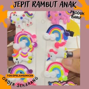Jepit Rambut KARAKTER LUCU mini fashion anak perempuan Tokopelanginicer - KEp Jepitan Pin Rambut BAby