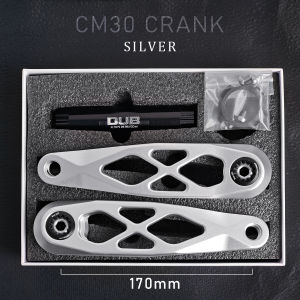 KRSEC Ultralight MTB Bike Crank DUB Axis 29mm Mountain Bicycle Crank 170mm 3-nail Straight Installation For Enduro AM