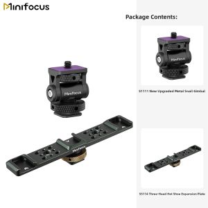 Minifocus | Hot Shoe Mount Adapter Tripod 3-in-1