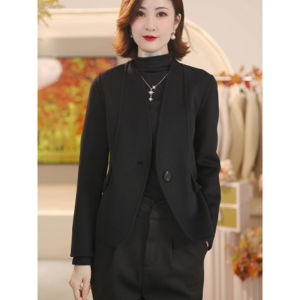 Stylish Double-Faced Wool Blended Jacket