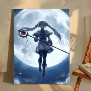 Bandai | Oil Painting Anime F-Frieren Character By Numbers Modern Wall Decor for Living Room Bedroom Home Decor Perfect Gift No Frame