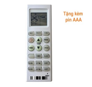 Remote Dùng Cho Máy Lạnh Sumikura Điều Khiển Điều Hòa Inverter Nút HEALTH TURBO Kèm Pin AAA