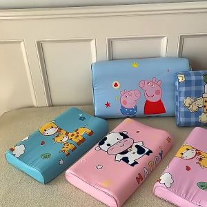 Superior 100% Natural Latex Toddler Pillow for Kids – Luxury Washable Fabric Cover