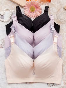 บราไซส์ใหญ่เสื้อชั้นในทำให้หน้าอกใหญ่ดูเล็กสำหรับสาวอ้วนป้องกันการหย่อนคล้อยคัพแบบปรับได้ระบายอากาศเก็บเนื้อด้านข้างแบบบางสำหรับสาวอวบ