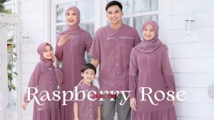 Seply Sarimbit Keluarga 2024 / Eksis 226 Raspberry Rose / Fashion Muslim