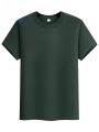 Lormen Men's Fashion round Neck Short Sleeve T-Shirt Pure Cotton Lightweight Loose Summer Top Antibacterial 7A Youth Casual. 