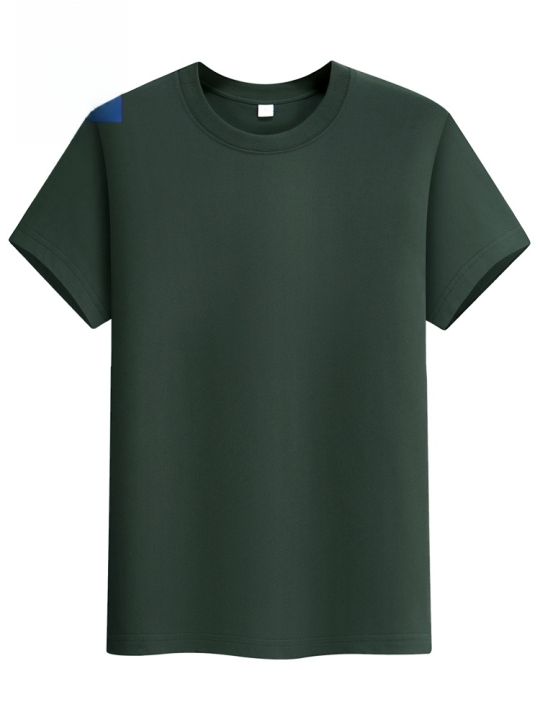 Lormen%20Men's%20Fashion%20round%20Neck%20Short%20Sleeve%20T-Shirt%20Pure%20Cotton%20Lightweight%20Loose%20Summer%20Top%20Antibacterial%207A%20Youth%20Casual%20-%20Image%204