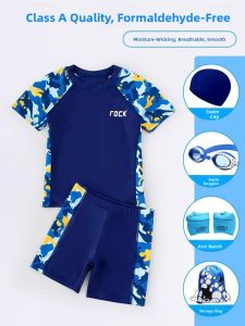 MONLEYTA | Boys Split Swimming Suit for Children and Teenagers Summer 2025 New Arrival