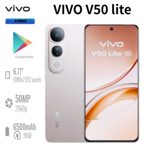 vivo | 2026 Vivo V50 Lite Global Edition Smartphone 6.77-inch FHD+ Display 6500mAh Battery 50MP Dual Camera 8GB+256GB Storage