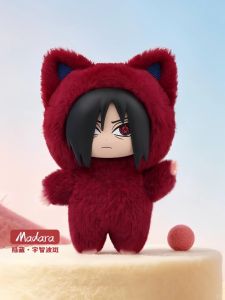 EAKI | TOPTOY Eaki Naruto V3 Kitten Land Series Blind Box V2 Pajamars Plush Vinyl Doll Movable Figure Itachi Sasuke Obito Surprise Toy