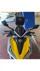 UNIVERSAL 2 IN 1 SIDE MIRROR ALLOY FOR HANDLE BAR & FAIRING BIKE XMAX250 XMAX300 NVX155 NMAX155 VARIO125