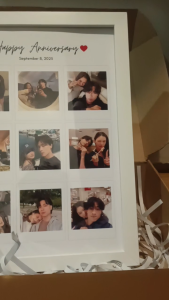Personalized/ Wall Photo frame/ With Box/ A4 size FREE Inspired Instax Photo
