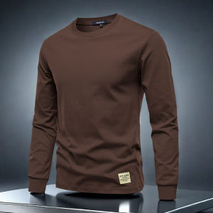 WEIQIYUE | Pure Cotton Casual Long Sleeve T-Shirt Men