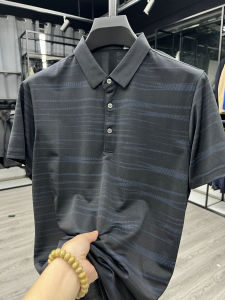 Áo Thun Polo Chống Nhăn Mùa Hè Mỏng Tay Ngắn Cổ Bẻ Thường Ngày Đa Năng Loại Bỏ Nhãn Hiệu Áo Thun Cổ Polo Tay Ngắn Mùa Hè