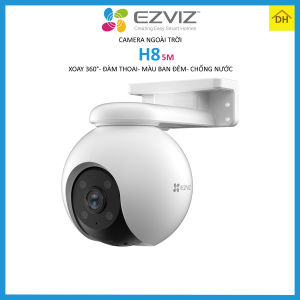 Camera EZVIZ H8 5M Pro 3K QHD Xoay 360 Độ- Đàm Thoại 2 Chiều- Báo Động Chống Trộm- Ban Đêm Có Màu- Wifi Ngoài Trời Chính Hãng
