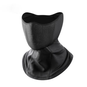 LOOGDEEL Windproof Thermal Fleece Bike Headband Scarf Men Women Breathable Cycling Neck Gaiter Winter Warm Cycling Face Mask