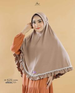 New Jilbab hijab kerudung bergo krudung wanita dewasa jersey instan rempel garis jumbo syari tali belakang terbaru terlaris terkini murah viral 2023 Arrafi AR 521 daily simple adem murah cantik pet antem stella cantik bayar di tempat COD gratis ongkir