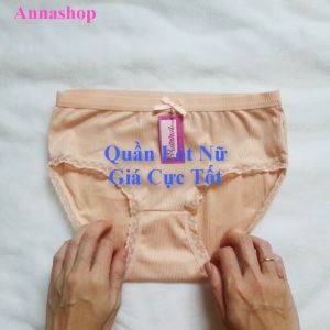 Quần lót nữ cotton thun gân trẻ trung thoải mái thoát mát (MS 03116) Anna Shop