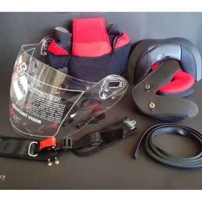 paket Komplit busa Helm NHK R6 busa dan kaca Visor helm NHK R6 warna kaca bening