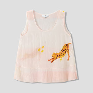 Summer Holiday Art Printed Tank Top