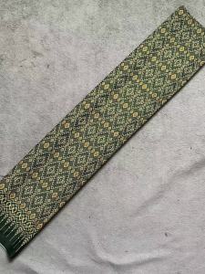 Longyi New Style Half Skirt National Taishan Ethnic Group Batik Shawl Myanmar Cage Midi Skirt Polyester Non-stretch Straight Cut