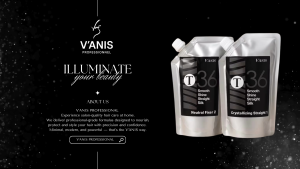 VANIS T36 Smooth Shine Straight Silk 1L -【Hair Straightening & Smoothing Serum -Anti-Frizz Adds Shine】