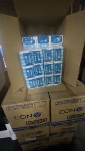 !!!ยกลัง!!! CON V  ลังละ 60 ห่อๆละ 200 แผ่น รวม 12000 แผ่น กระดาษเช็ดปาก แบบ พกพา !!!ยกลัง!!!