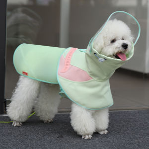Waterproof Dog Raincoat for Small Medium Dogs like Teddy And Corgi Pet Outing Rainy Day Coat Hooded Dog Rain Poncho Pet Supplies