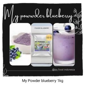 MINUMAN BUBUK RASA BLUEBERRY - POWDER SPECIAL 1 KG
