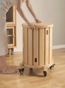 FWTDF | Sturdy Stackable Round Wooden Stool