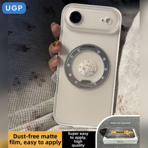 UGP | Rotating Stand Clear Matte Anti-Drop Phone Case