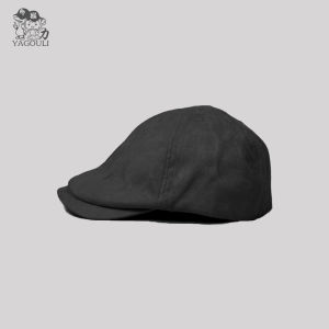 Hat Men Thin Beret Spring and Summer Korean Style Fashion Brand Japanese Style Peaked Cap Big Head Circumference Newsboy Cap Octagonal Cap