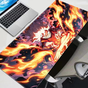 Bandai | XXL O-One P-Piece Luffy Gaming Mouse Pad Gamer Home Computer HD Mousepad Cool Keyboard Pad Non-Slip Office Rubber Big Mouse Mats