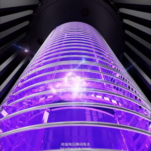 SG【ReadyStock】Electric Shock Mosquito Killer Intelligent Digital Display Monitoring 3000V High Voltage Shock Electric Shock Mosquito Killer Imitates Blood Body Temp Breath Lure 720° Coverage Insulation Net Safety Large Battery Long Flight Time 2W