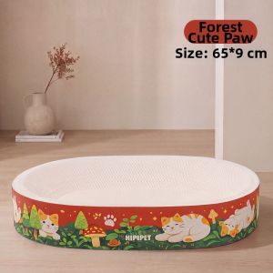 SHENJINGMAO | Durable Non-falling Cat Scratcher Mat Bed Oval