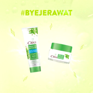 Citra Cream Wajah Pearly Glow UV & Green Tea AntiAcne 40 gr - CITRA