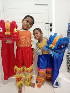 SATU SET MAINAN BARONGSAI MATA NYALA TERBARU