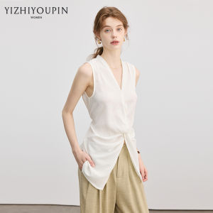 Unique Design V-neck Slim-fitting Womens Shirt