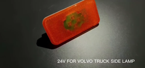 10pcs Lampu Sein Samping Truk LED Truklampu Sen Indikator Lampu Sein Samping BR100 Variasi Volvo