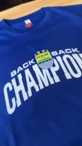 Baju Persib 2025 Kaos Persib Back To Back Juara Deui Champhion 2025 & We are 3 star Premium Tshirt Bobotoh Kaos Persib Champions 2024