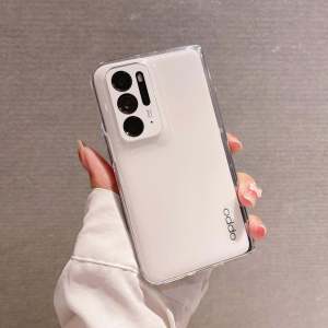 Ultra-Thin Transparent Protective Case for OPPO Find N2 Foldable Screen Mobile Phone Shell Womens Style Anti-Fall Simple Frame
