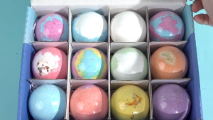 Ocean Toys Collection Bath Bomb Gift 60g multi-color bath ball toy for body and skin gentle cleansing with fine