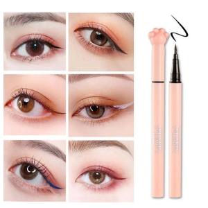 C.three Eyeliners waterproof pencil Long Lasting Sweat Proof Black Eyeliner For Women Without Dizziness Eye Makeup