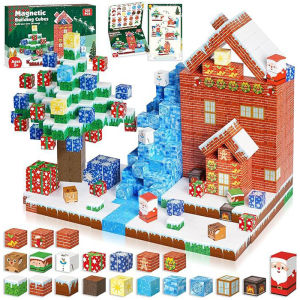 ของเล่นบล็อกแม่เหล็กยอดฮิต เกมโลกแม่เหล็ก ของเล่นเสริมพัฒนาการ STEM Montessori สำหรับเด็กชายและเด็กหญิง ของเล่นเสริมประสาทสัมผัส ของขวัญ